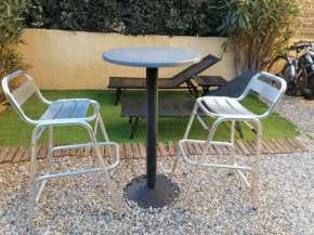 Studio cabine valras plage 300m de la mer